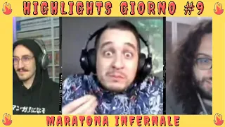 Dario Moccia Maratona Infernale | Highlights Giorno 9 | Ospiti: Sabaku, Mangaka, Venz, Fossa