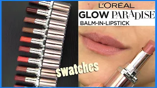 L'Oreal Glow Paradise Hydrating BALM in LIPSTICK // Lip Swatches & Review