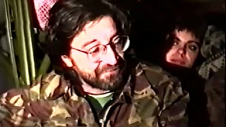 Шевчук в палатке у врачей 1МГМУ. Чечня. Новый 1995 год под обстрелом