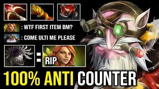 WTF First Item Blade Mail 100% Delete WR From Mid with 2nd Item MKB Brutal Knockback Sniper Dota 2