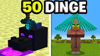 50 DINGE in MINECRAFT die du wirklich BAUEN kannst!