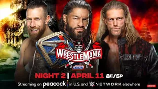 Roman Reigns Vs Edge And Daniel Bryan Full Match | WWE WrestleMania 2021 Highlights