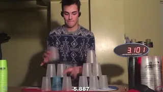 Sport Stacking: Every timed 5's on the web