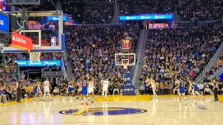 Klay Thompson 12th Three Pointer of the Game! February 6, 2023 vs. OKC Thunder! Fan Cam!