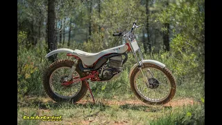 🛵 Prueba moto de trial clásica Trans Ama Maltry 🇮🇹, la moto de trial más rara de los 80