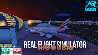 RFS—Real Flight Simulator—Rio To Dubai—Airbus A380—Emirates—Full Flight—Real Route
