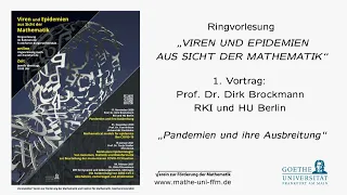 Pandemien und ihre Ausbreitung - Prof. Dr. Dirk Brockmann