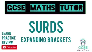 Surds (Part 4) Expanding Double Brackets - 10 Minute Maths Series | GCSE Maths Tutor