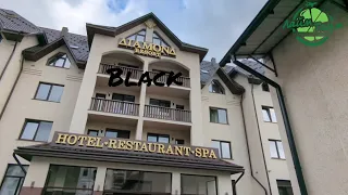 Diamond Black hotel, Буковель, літній огляд готелю