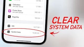 How To Clear System Data On iPhone and Free up Storage!