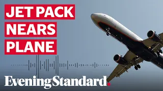 Jet pack nears plane: Air Traffic Control audio reveals moment pilot reports sighting at LA airport