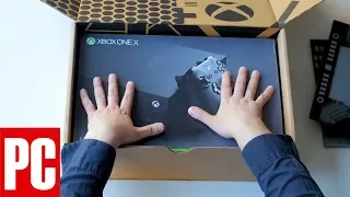 Microsoft Xbox One X Unboxing