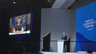 Виступ Володимира Зеленського на Всесвітньому економічному форумі (жестова мова)