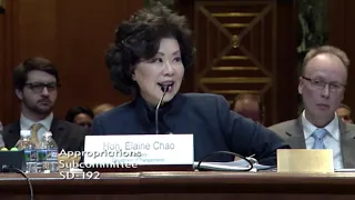 Senator Murphy Questions Secretary Chao During Transportation Hearing