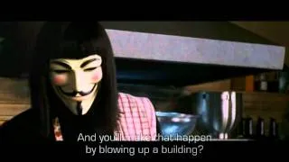 V for Vendetta - Symbols are given power by people (HQ + Lyrics)