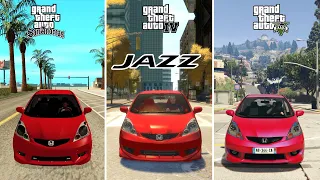 HONDA JAZZ/FIT GTA SA vs GTA 4 vs GTA 5