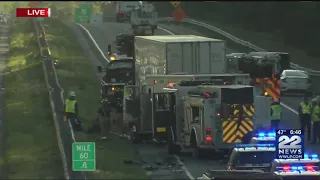 Accident in Palmer leading to delays on Mass Pike