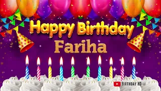 Fariha Happy birthday To You - Happy Birthday song name Fariha 🎁