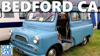 The classic Bedford CA van, tipper, pickup truck and camper van in photos