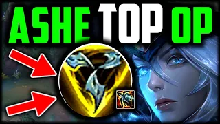 How to Ashe TOP & CARRY (Best Build/Runes) Ashe Gameplay Guide Season 14 - League of Legends
