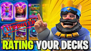 Rating Your Decks on 9K Trophy Road 🤔 - Clash Royale