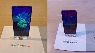 CES 2019 Huawei Mate 20 X and Honor View 20