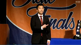 IHSA 2022 Impromptu Speaking State Champion - William Zheng
