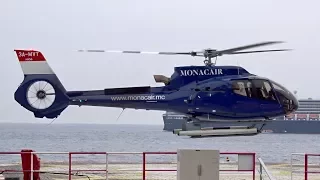 Monacair - Airbus Helicopters H130 Taking off at Monaco Heliport