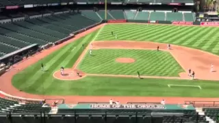 Orioles & White Sox Play in Empty Stadium