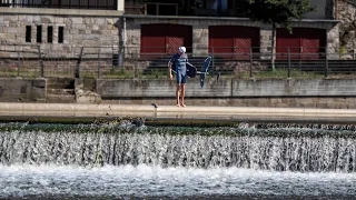 Urban Foil Surfing In Germany