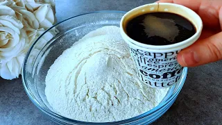 Just coffee + flour! I don't buy from the store anymore. Very few people know this secret!