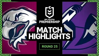 Manly-Warringah Sea Eagles v Melbourne Storm | Match Highlights | Round 25, 2013 | NRL