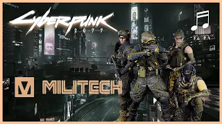 CYBERPUNK 2077 Militech Combat Music | Unreleased Soundtrack | 1 HOUR