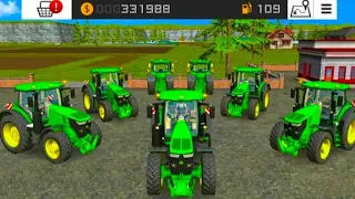 New Update John Deere 7230 R Tractor In Fs 16 | Timelapse | Farming Simulator 16 #gameplay #fs16