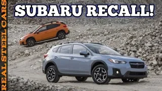 Big Subaru recall!  Crosstrek and Impreza problems