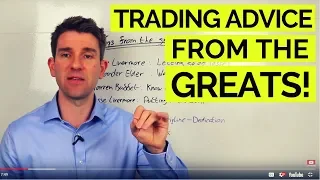 Trading Advice from Great Traders 👍