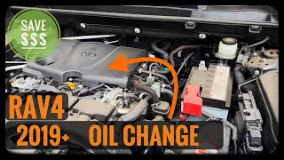 Toyota RAV4 How To Change The Oil and Filter 2019+