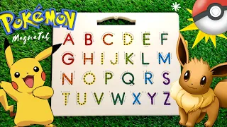 Learn to write ABC's with MAGNATAB with POKEMON