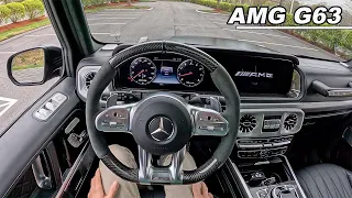 Driving the Mercedes-Benz AMG G63 - 577hp Triple Locked V8 Off-Road Super Car (POV Binaural Audio)