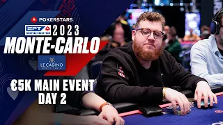 EPT Monte-Carlo 2023: €5,300 Main Event Day 2 Livestream ♠️ PokerStars