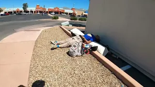 Homeless in Tucson - Another day in the Walmart Parking Lot