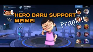 HERO BARU MEIMEI temennya upin ipin. prank only