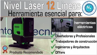 Laser Autonivelante BEKOYWAY 12 lineas - ¡Extraordinario!
