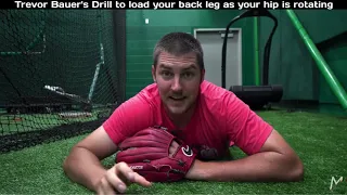 Trevor Bauer's drill to load your back leg as your hip is rotating!