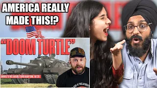 Indians React to The Doom Turtle - America's Only Super Heavy Tank