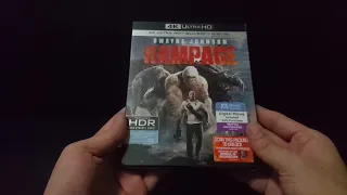 Rampage 4K UHD Blu-ray Unboxing