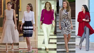 World's most beautiful and gorgeous Queen Letizia dresses Style 2024 | Queen Letizia dresses 💙💙