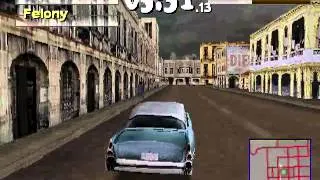 Driver 2 - Mission 12: Find the clue (nitro cheat, 4:30 left as personal record)