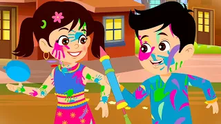 Holi Aayi Holi Aayi | Festival Song for Kids | Balgeet | Baccho ke Geet | Holi Geet