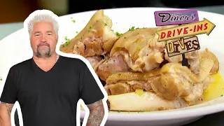 Guy Fieri Eats Smothered Turkey Chops in Atlantic City | Diners, Drive-Ins and Dives | Food Network